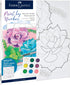 PAINT BY NUMBER WATERCOLOR SETS, SUCCULENTS